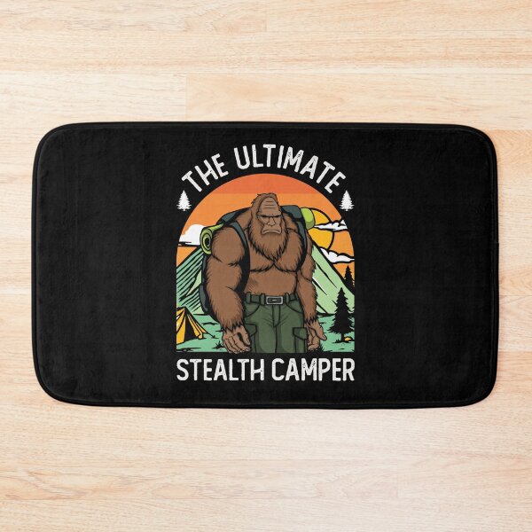 Item preview, Camping Bigfoot Sasquatch The Ultimate Stealth Camper designed and sold by Uppercase Tees.