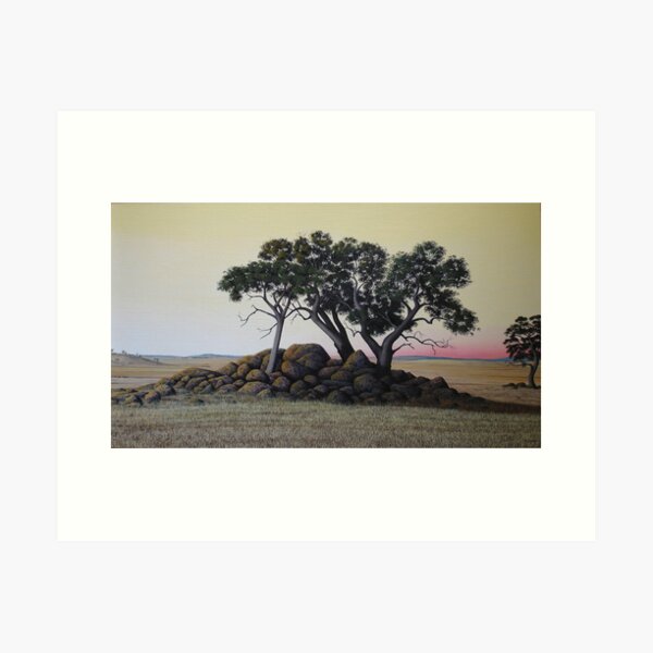 Item preview, "The Cairn" 49x86cm, oil on linen. designed and sold by Jason Moad.