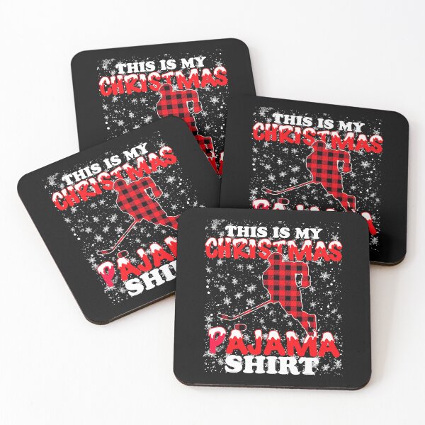 Item preview, This Is My Christmas Pajama Shirt Xmas Funny Ice Hockey Gifts designed and sold by Rebecca-Cruz.