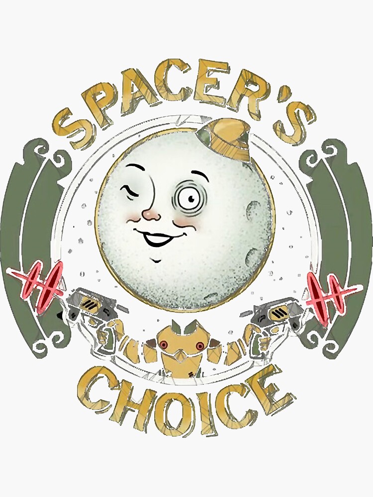 "Spacers Choice Armor " Sticker by RileyRoxon Redbubble