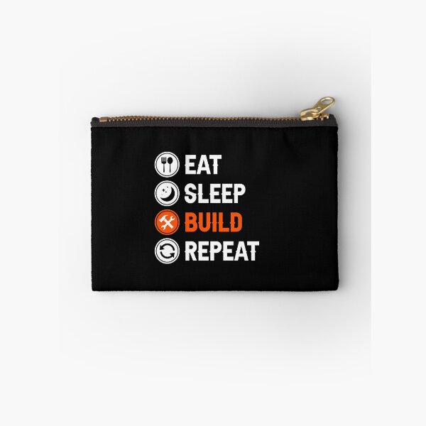 Item preview, Eat Sleep Build Repeat Construction Builder Job Gift designed and sold by allysmar.