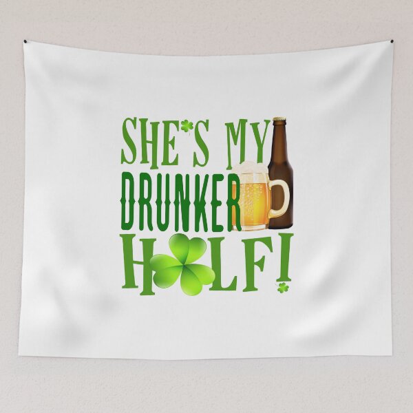 Item preview, She’s My Drunker Half! designed and sold by PawsitiveMum.