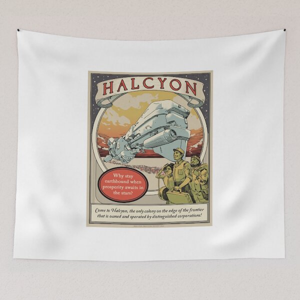 Item preview, The Outer Worlds - Come to Halcyon  designed and sold by RileyRoxon.