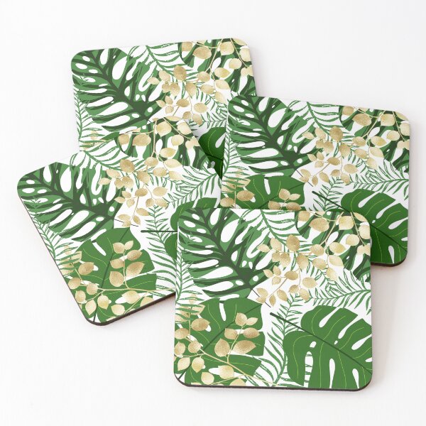 Item preview, green and gold leaves.  designed and sold by ninjapineapple.