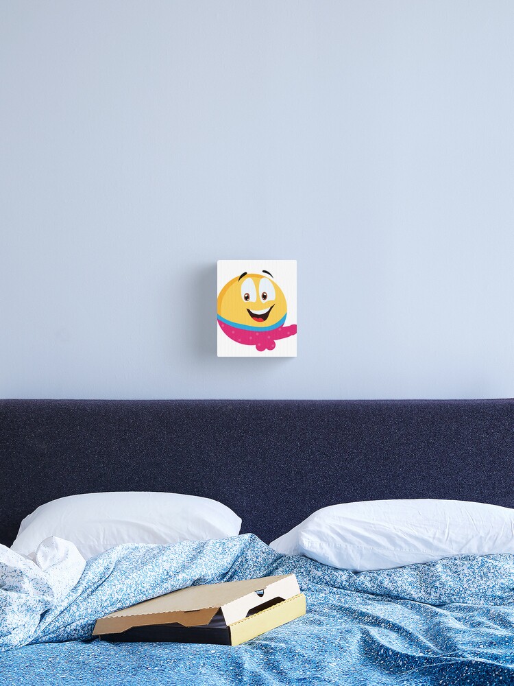 Sexual Emoji Icon Think Pant Big Shot Canvas Print