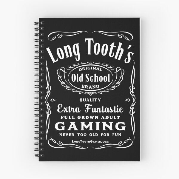 Aperçu de l'œuvre Jeu Old School de Long Tooth (impression blanche) créée et vendue par LongToothGamer.
