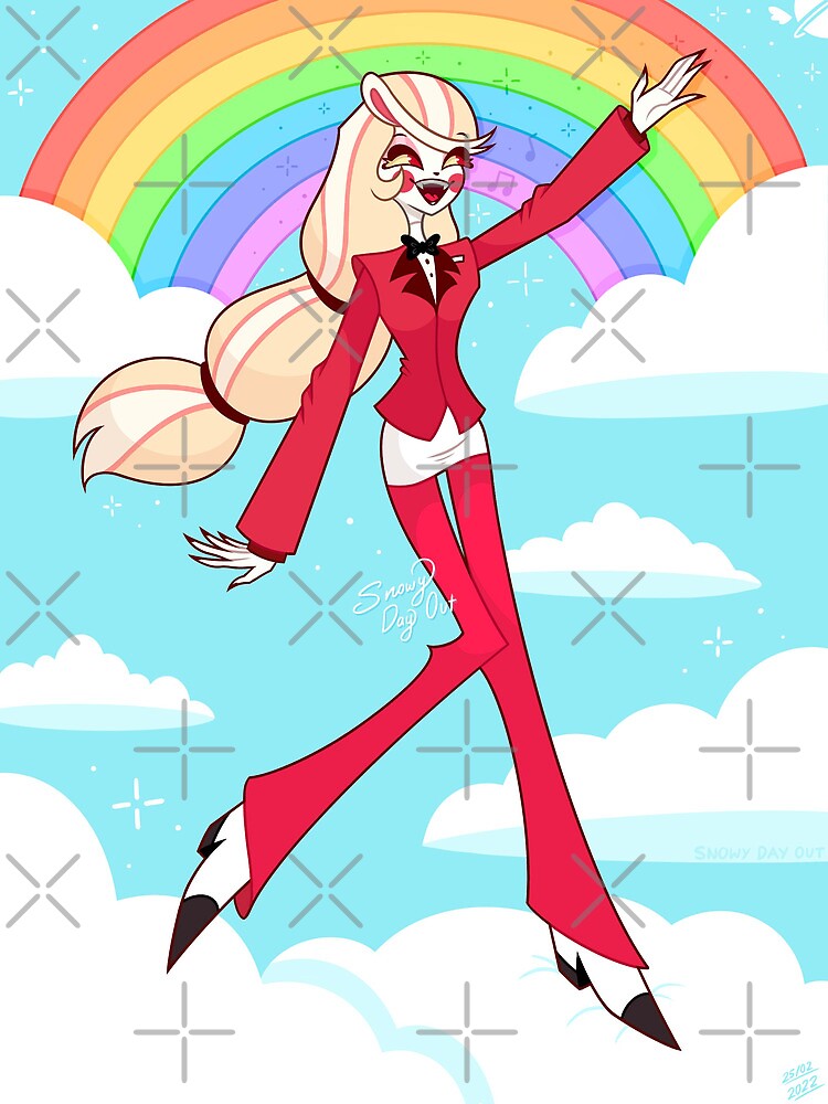 Charlie Morningstar w/ rainbows - Hazbin hotel