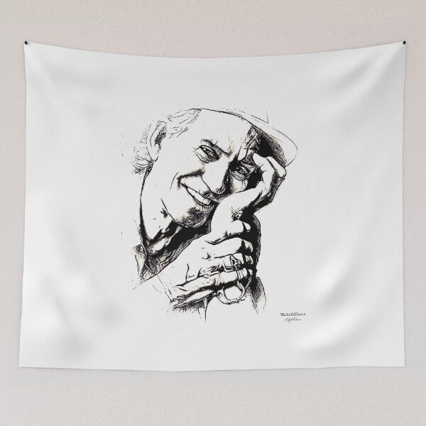 Item preview, Digital Drawing. Man In A Hat. WallsOfFame.com.au designed and sold by WallsOfFameAust.