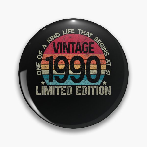Item preview, 31st Birthday Retro Limited Edition 1990 Vintage Birthday  designed and sold by GaryRoddens.