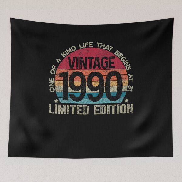 Item preview, 31st Birthday Retro Limited Edition 1990 Vintage Birthday  designed and sold by GaryRoddens.