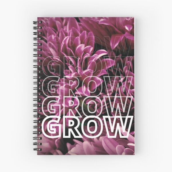 Item preview, GROW (Below) - Frilly Purple Flowers designed and sold by AliceSLee.