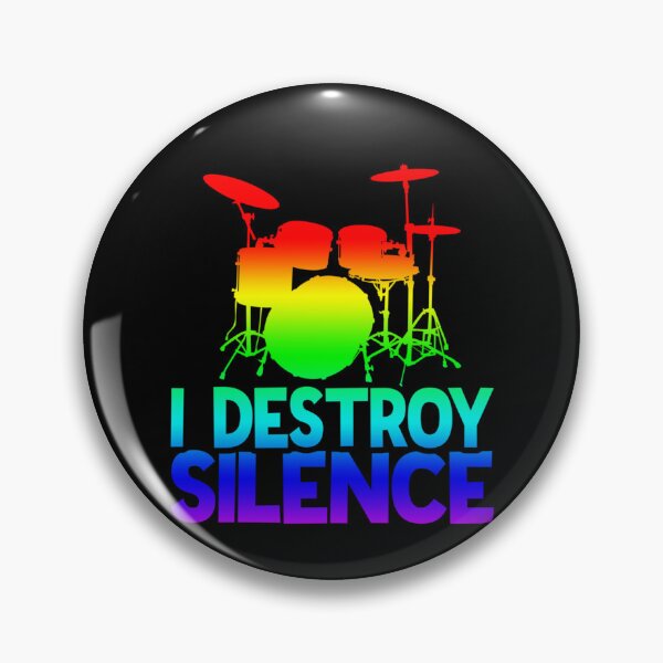 Item preview, Drummer   I Destroy Silence Essential . designed and sold by MelissaALynch.