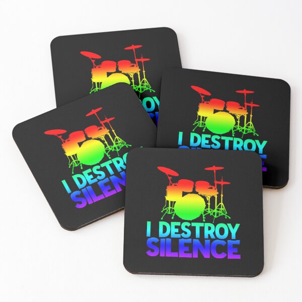 Item preview, Drummer   I Destroy Silence Essential . designed and sold by MelissaALynch.