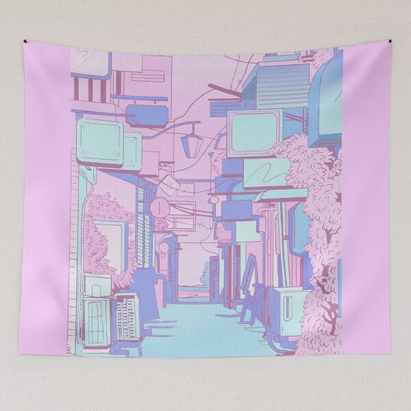Item preview, Aesthetic Anime Scenery designed and sold by Cute Bunny.