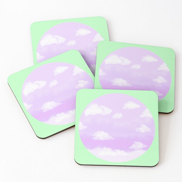 Item preview, Aesthetic Watercolor Pastel Purple Sky designed and sold by quinellie.