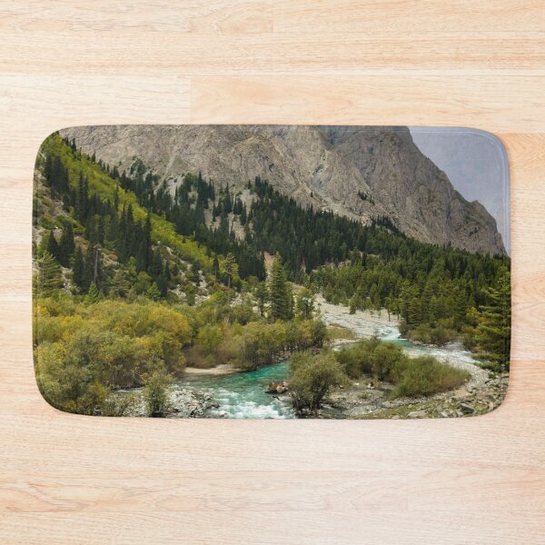 Item preview, Clear Water River Stream And Stone Mountains designed and sold by Saim-Photos.
