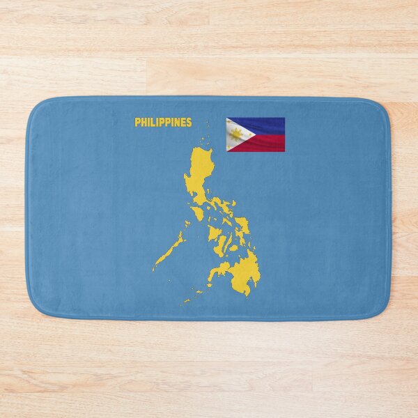 Item preview, Wavy Philippine Flag with Map of Philippines  designed and sold by mashmosh.