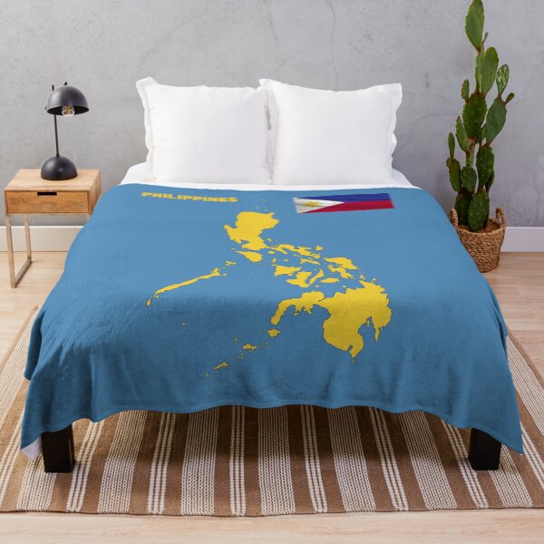 Item preview, Wavy Philippine Flag with Map of Philippines  designed and sold by mashmosh.