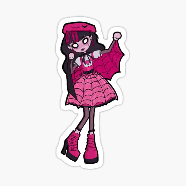 Monster High Draculaura Sticker for Sale by BreannaRobin