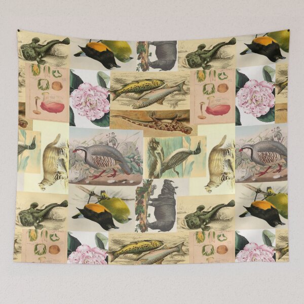 Item preview, Victorian Nature Miscellany Pattern designed and sold by Ferocious-Pear.