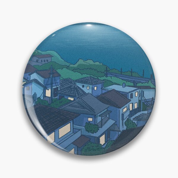 Item preview, Anime Night Scenery designed and sold by Cute Bunny.