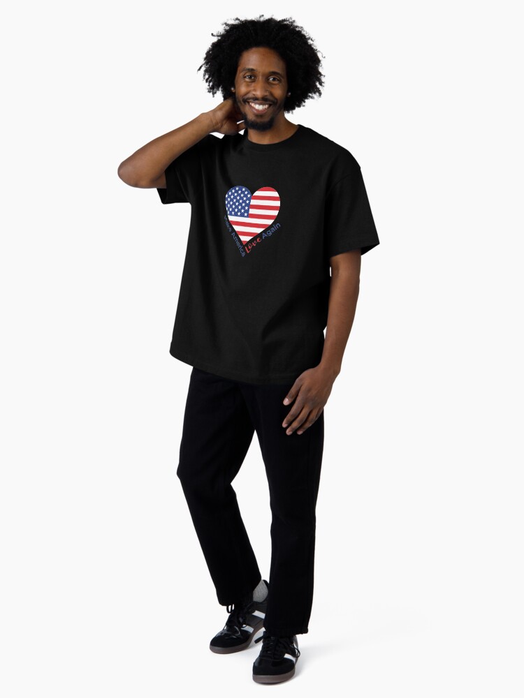 Thumbnail 4 of 7, Oversized T-Shirt, Make America Love Again designed and sold by realpatriots.