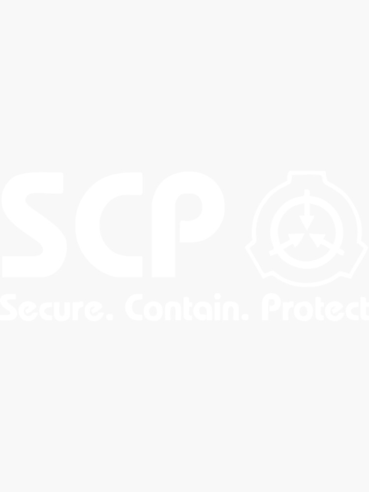 Scp Foundation Logo Sticker By Anthofoster501 Redbubble