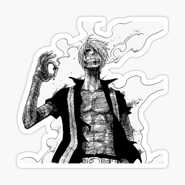 Sanji Stickers for Sale  Anime printables, Anime stickers, Black and white  stickers