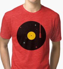 Camiseta de tejido mixto musica en todas partes