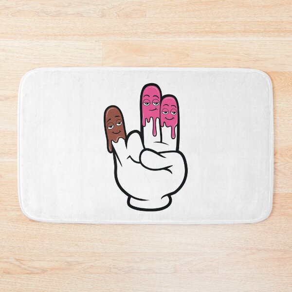 Item preview, 2 in the pink 1 in the stink shocker hand sign glove designed and sold by JustLivinLife.