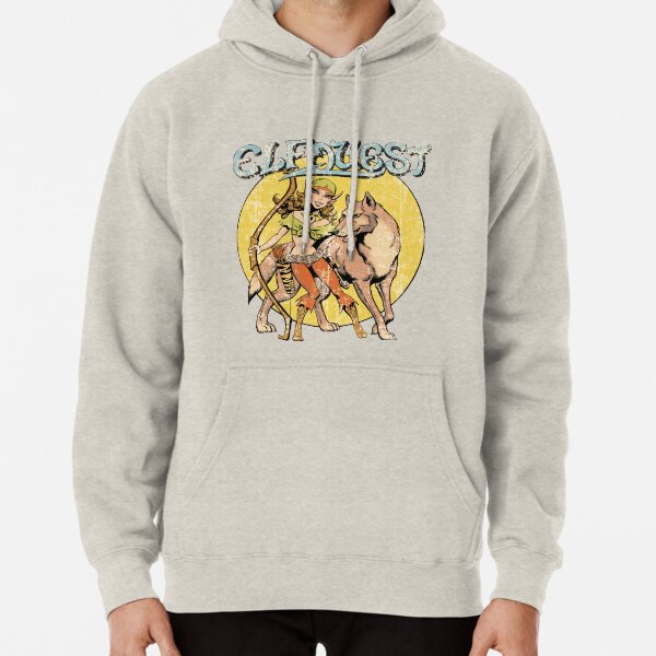 ElfQuest: Vintage Nightfall (Distressed) Pullover Hoodie