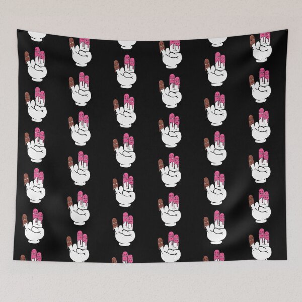 Item preview, 2 en el guante rosa 1 en el signo de mano stink shocker designed and sold by JustLivinLife.