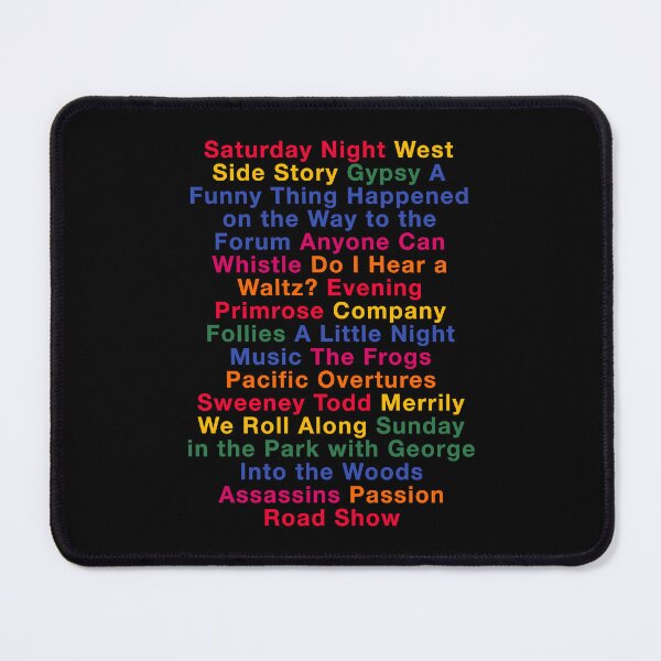 Item preview, Mens Womens Stephen Sondheim Musicals Cute Graphic Gifts designed and sold by KaseyKunde.