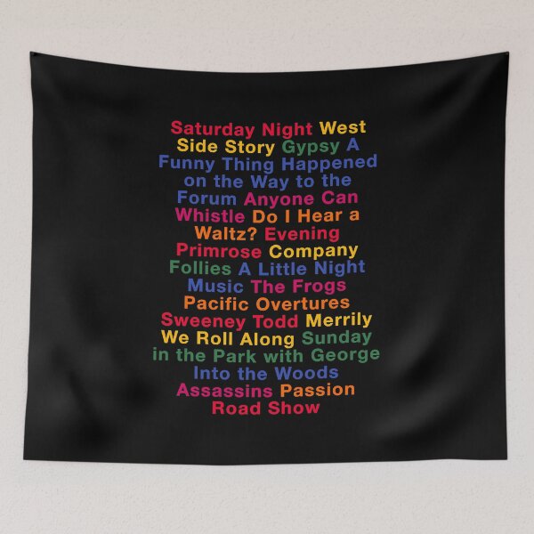 Item preview, Mens Womens Stephen Sondheim Musicals Cute Graphic Gifts designed and sold by KaseyKunde.