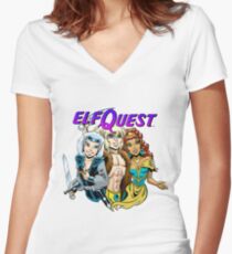 Modern trio Women's Fitted V-Neck T-Shirt
