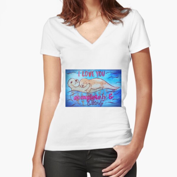 Fitted V-Neck T-Shirt