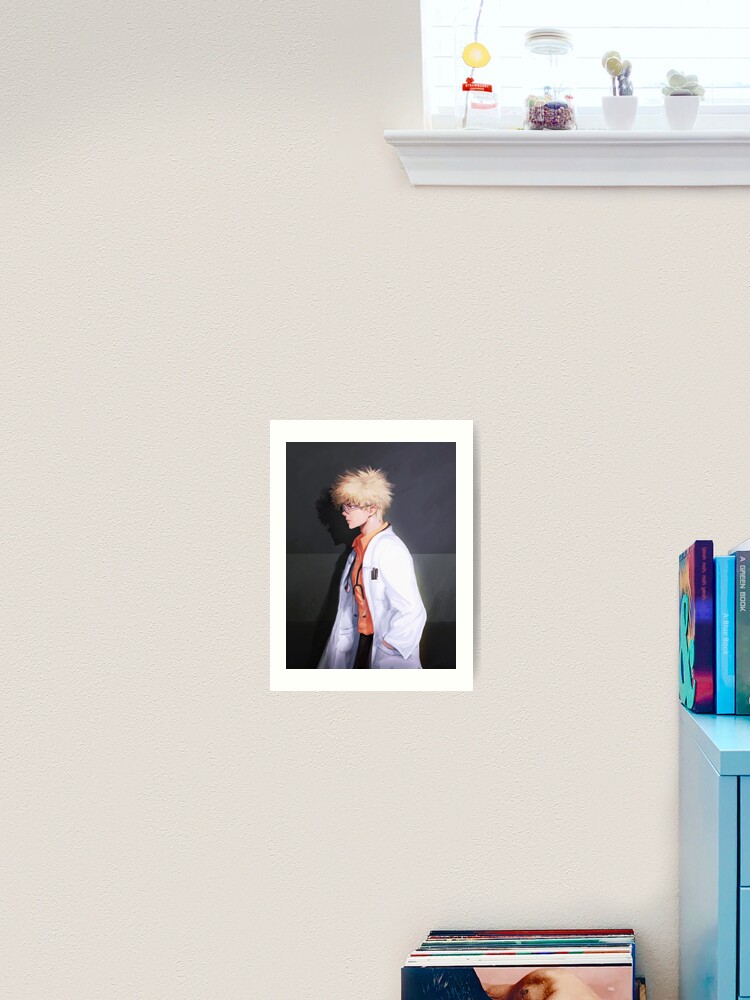 My Hero Academia MHA Anime Bakugo Katsuki Mr. Doctor Man Art Print My Hero Academia MHA Anime Bakugo Katsuki Mr. Doctor Man Art Print