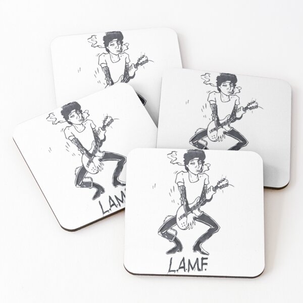 Item preview, Johnny Thunders - Retro L.A.M.F. FanArt Tribute designed and sold by RobertoMacini.