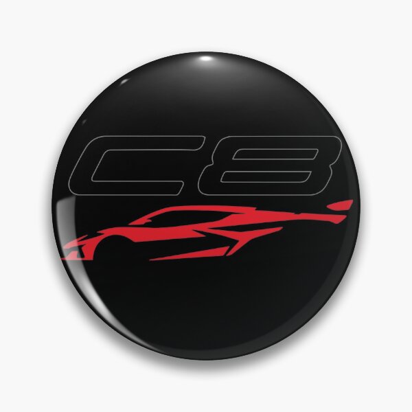 Artikelvorschau, C8 TORCH RED Z06 c8r grafische Autosilhouette entworfen und verkauft von cowtownCOWBOY.
