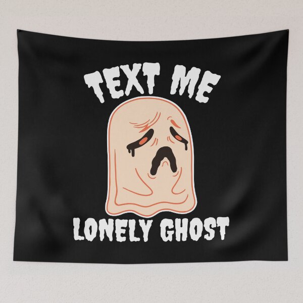 Item preview, Text me lonely ghost designed and sold by arkantus.