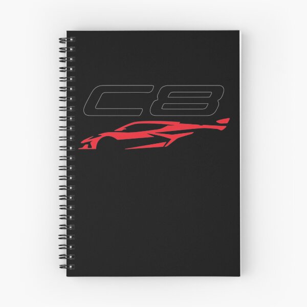 Item preview, C8 TORCH RED Z06 c8r graphic car silhouette designed and sold by cowtownCOWBOY.