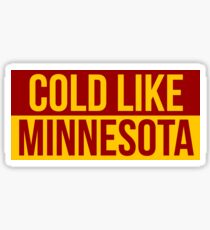 Cold Like Minnesota Graphic Sticker