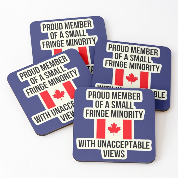 Item preview, proud member of a small fringe minority with unacceptable views               designed and sold by BBkeysVN.