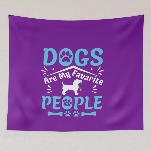 Item preview, Dogs are my favorite people illustration premium design  designed and sold by truemoneyman.