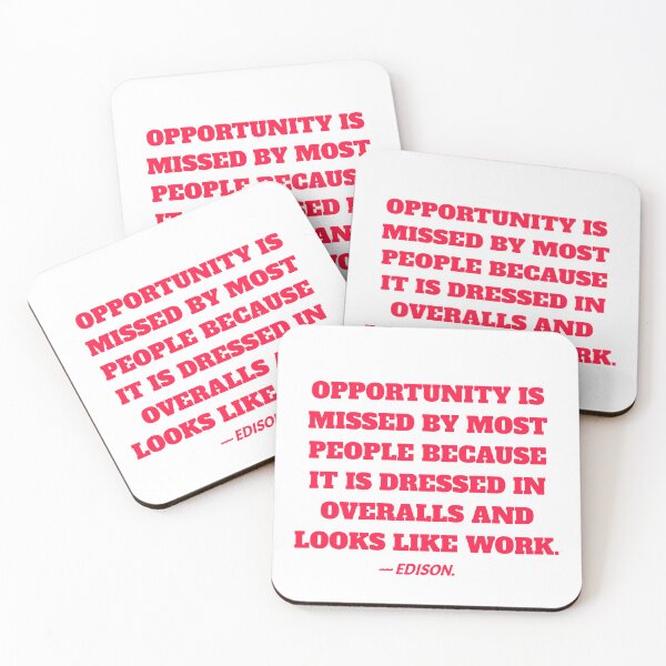 Item preview, Opportunity quote by Edison. designed and sold by Aumcreations.