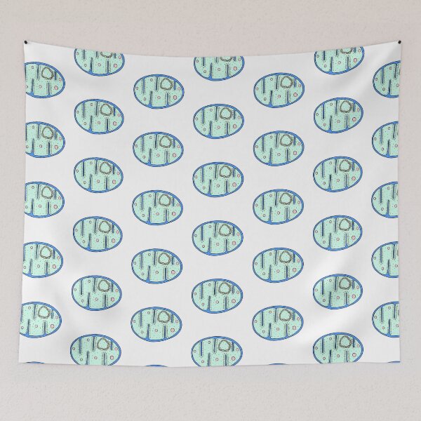 Item preview, Mitochondrion in Blue designed and sold by fogoosherie.
