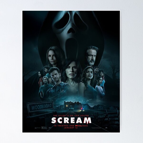 New Ghostface Knife And Gale Weathers Scream 6 Poster, Gifts For Horror  Fans - Allsoymade