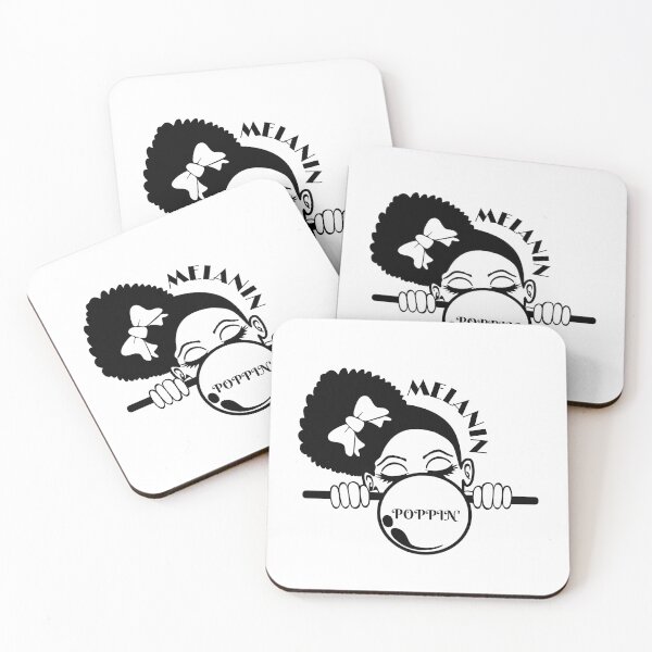 Item preview, Afro Girl Melanin Poppin' with Gum For Girls - Black Pride designed and sold by SoulBasdDesigns.