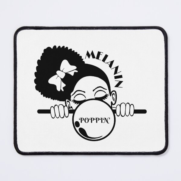Item preview, Afro Girl Melanin Poppin' with Gum For Girls - Black Pride designed and sold by SoulBasdDesigns.