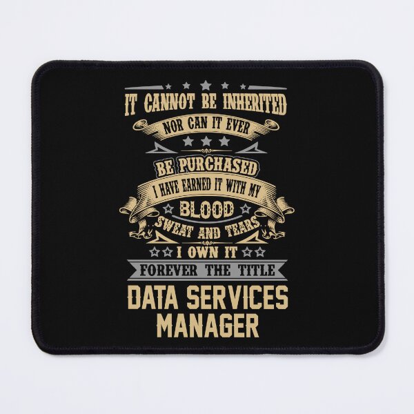 Item preview, Data Services Manager T Shirt - Forever The Title Job Gift Item Tee designed and sold by celiagomez456.
